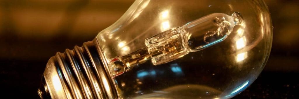 A light bulb connected to Alexa