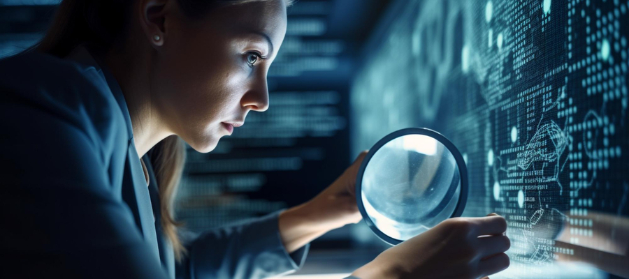 A data analyst studying cloud computing security trends.