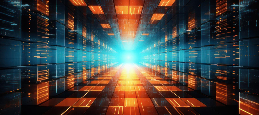 A cloud server environment subjected to trends in multi-cloud management.