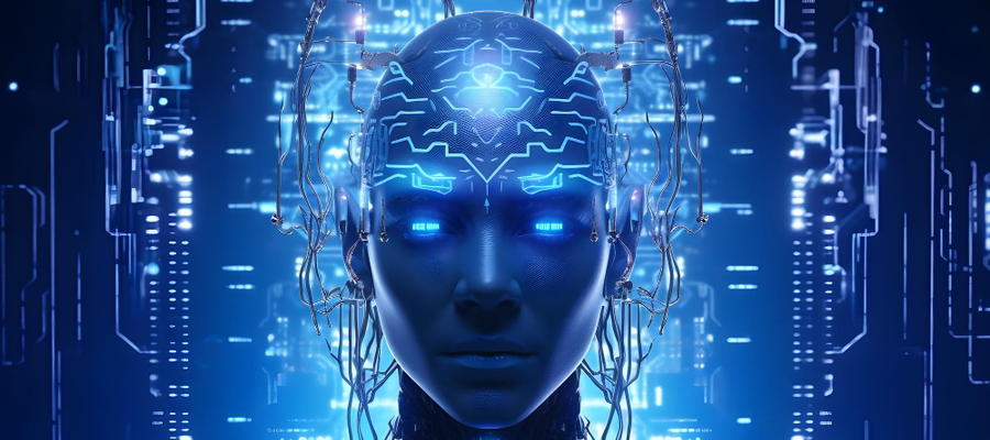 Image of virtual machine affected by evolution of AI