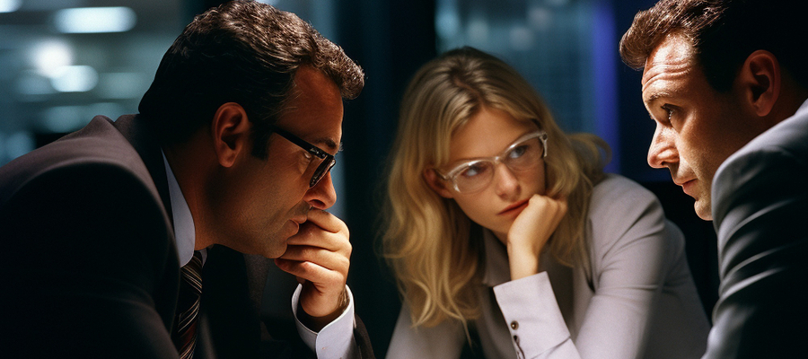 Data scientists and security professionals discussion data science in cybersecurity.