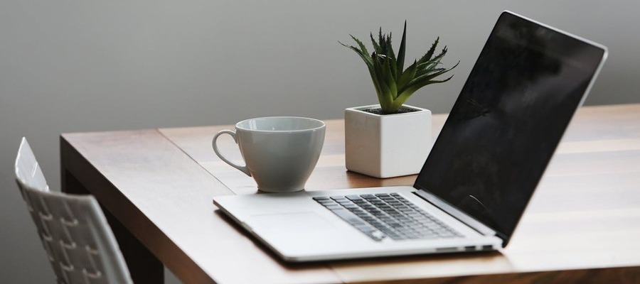 A Mac laptop on a table - do Macs need antivirus?