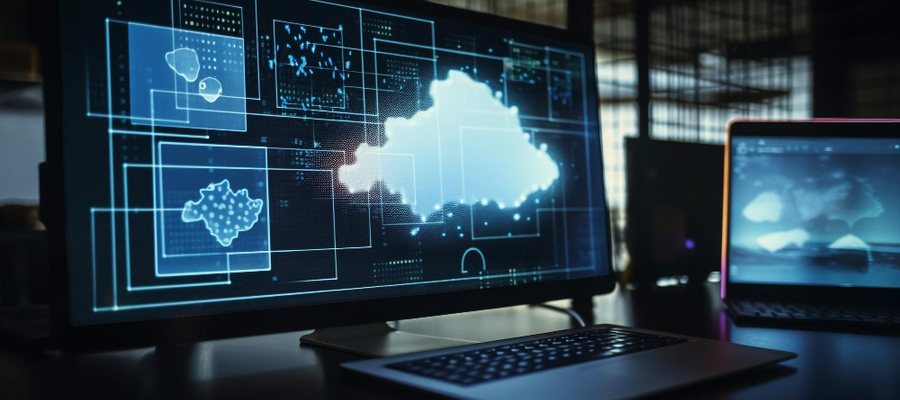 Edge and cloud computing being monitored on the service provider's dashboard.