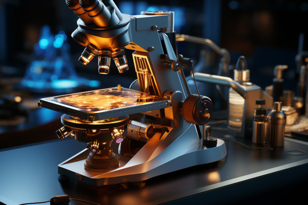 Microscope for analysing information to be fed into Generative AI in Medicine database.