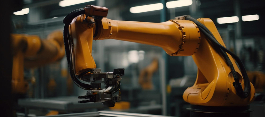 Industrial machine using self-supervised learning algorithms.