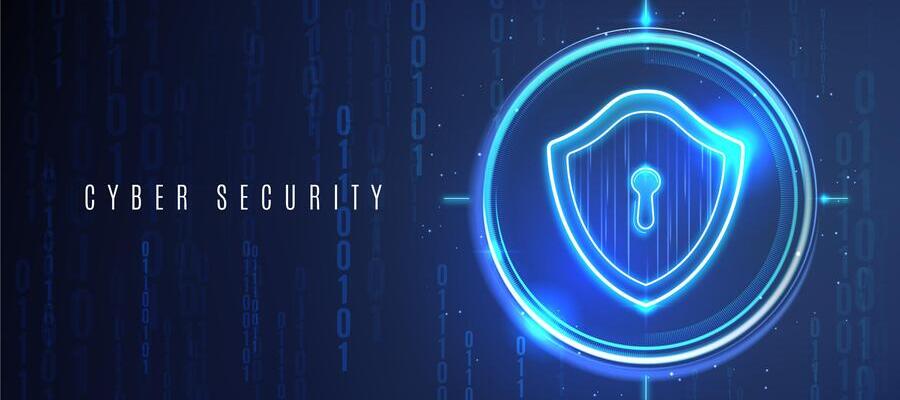 Cybersecurity concept showing a shield and keyhole as part of zero trust pillars.